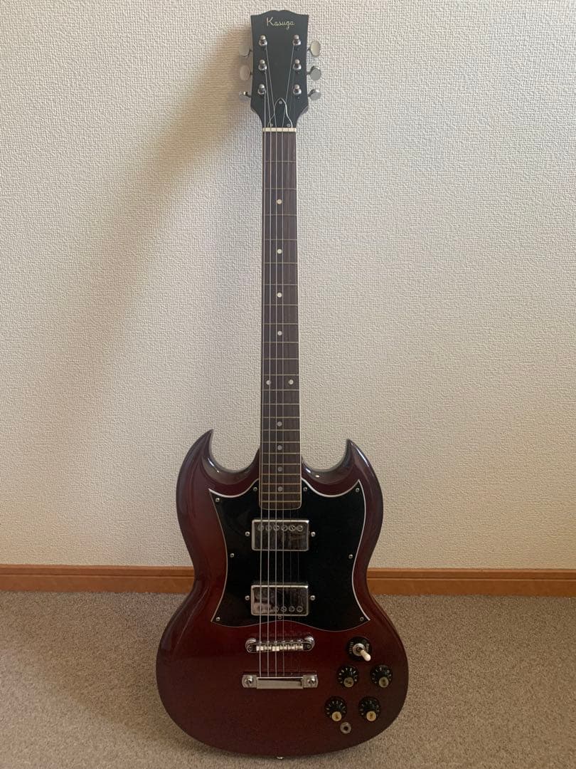 Kasuga SGタイプ　春日楽器　激レア Kasuga SGタイプ 春日楽器 激レア - メルカリ