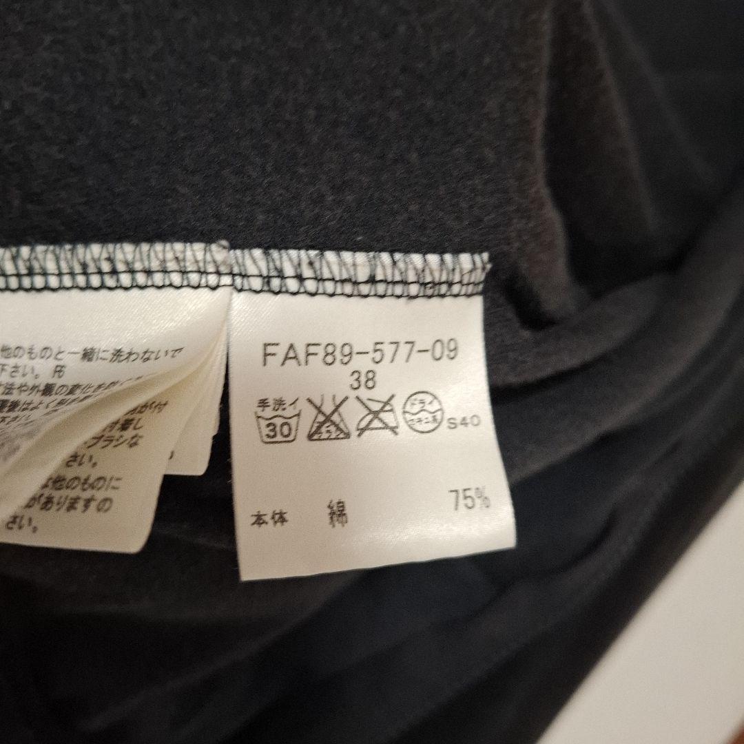 ○バーバリーブルーレーベル ラクーン 毛皮 ファー パーカー 38黒