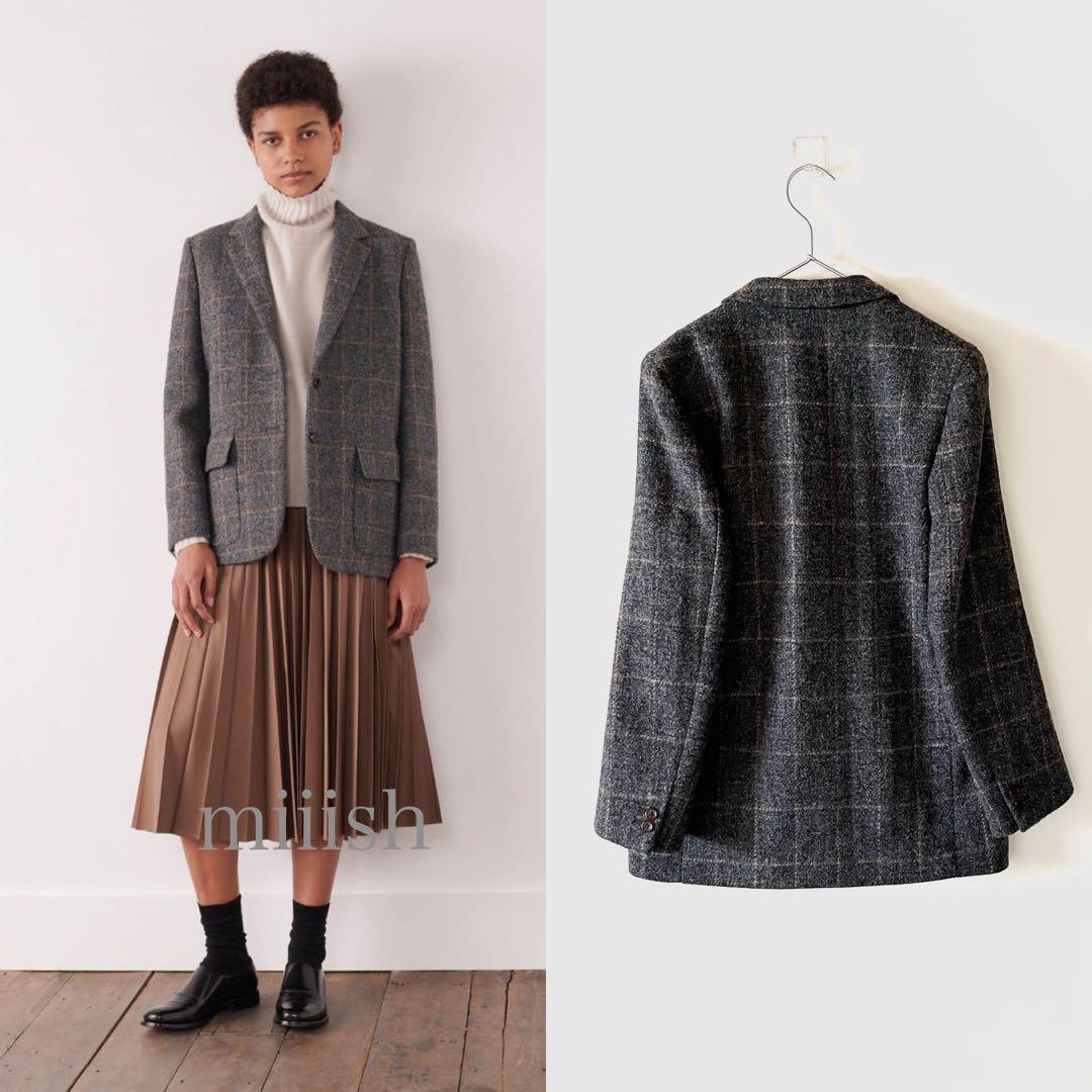 新品 マーガレットハウエル×ハリスツイード ウィンドウペンチェック