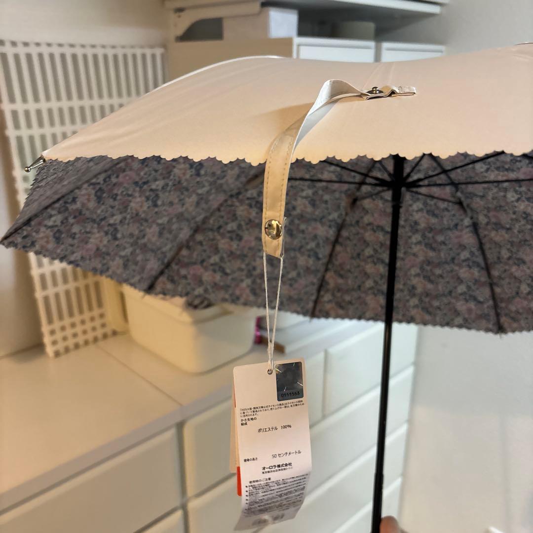 万博×リバティ風傘　晴雨兼用 大阪万博 公式グッズ 折りたたみ傘 未使用 リバティ風 花柄