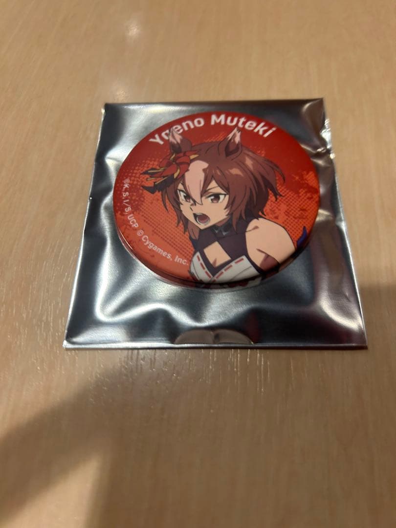 ウマ娘 シングレ 怪物の蹄跡展 缶バッジ ヤエノムテキ シンデレラ