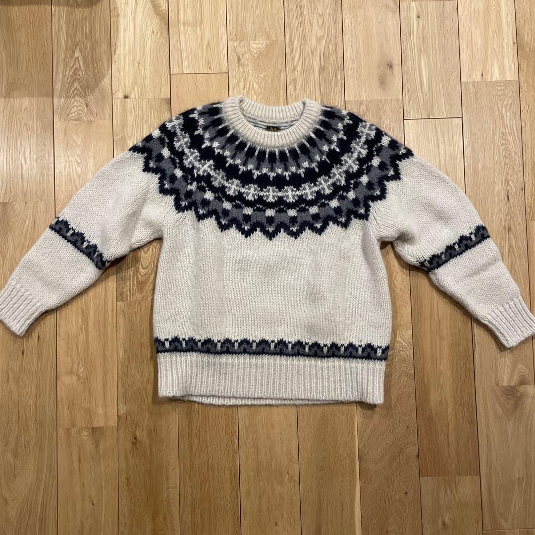 BATONER ノルディック柄　ニット サイズ2 レディース セール】 BATONER:ノルディックセーター （ニット・セーター）｜SHIPS