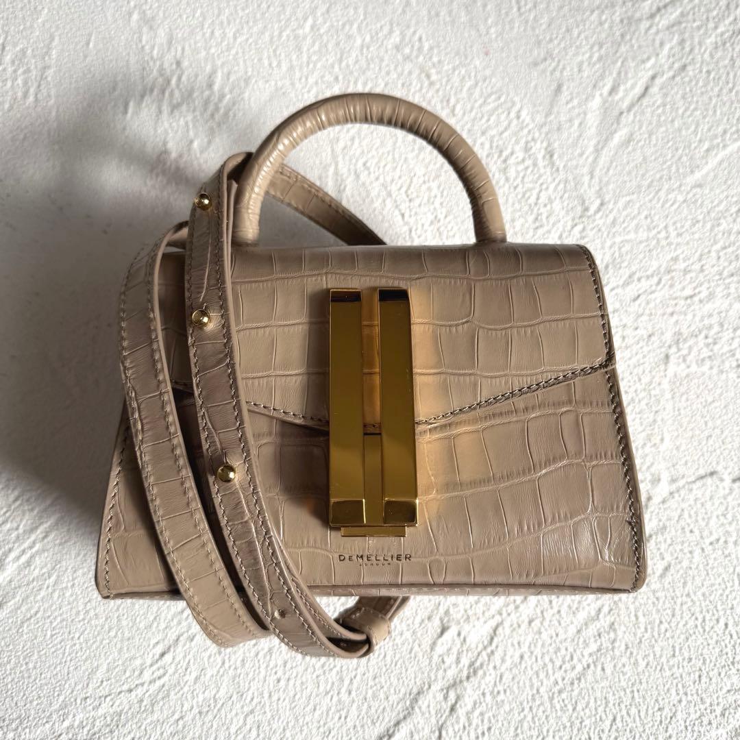 DEMELLIER ナノ モントリオール クロコ 2way ショルダーバッグ DEMELLIER ナノ モントリオール クロコ 2way ショルダーバッグ - メルカリ