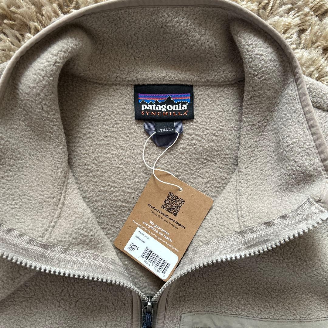 パタゴニア メンズ シンチラ ベスト L Seabird Grey - メルカリ