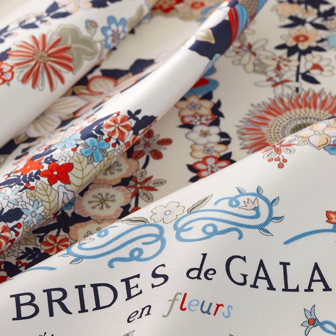 エルメス 2025春夏 《ブリッド・ドゥ・ガラ・アン・フルール》 カレ 90