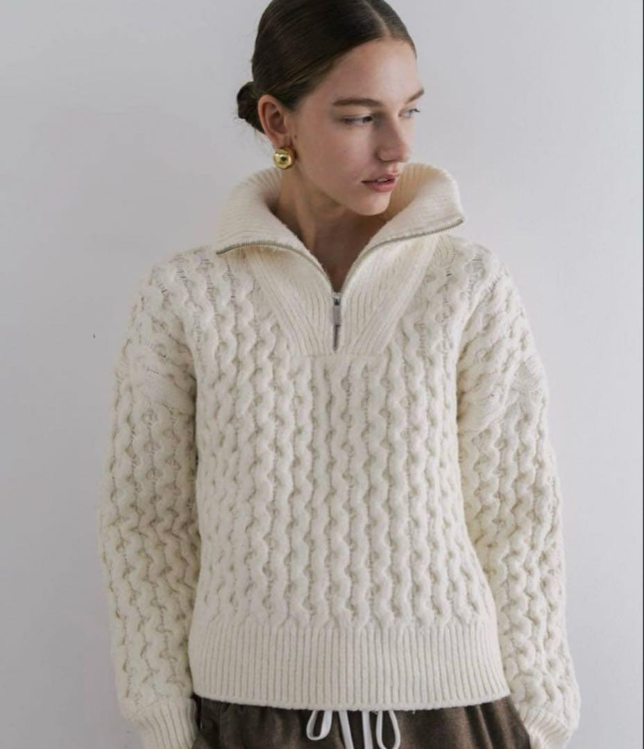 トップス The Toe Schilder Zip Knit Schilder Zip Knit – THE TOÉ