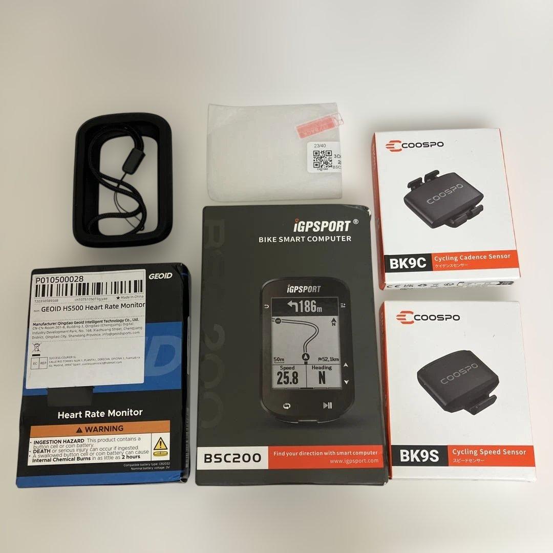 【未開封】iGPSPORT BSC200　＋センサー他セット 未開封】iGPSPORT BSC200 ＋センサー他セット 未開封】iGPSPORT BSC200