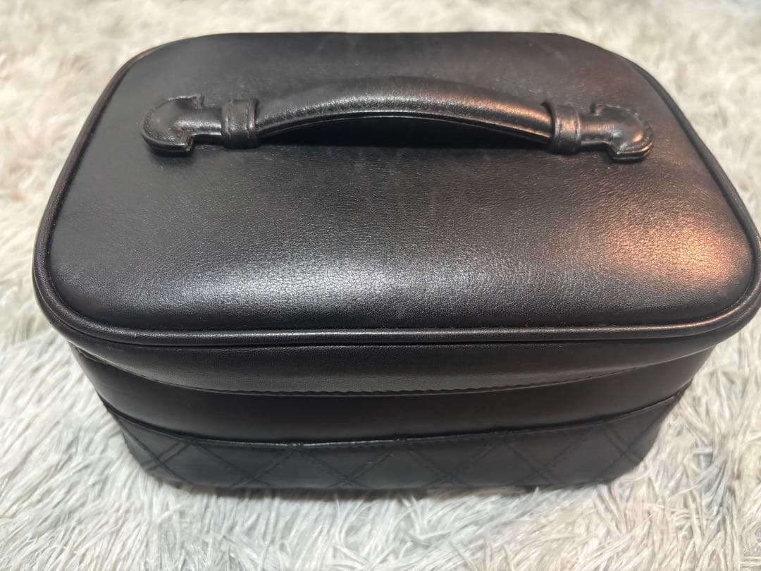 CHANEL ビコローレ バニティバッグ ラムスキン ブラック ハンドバッグ