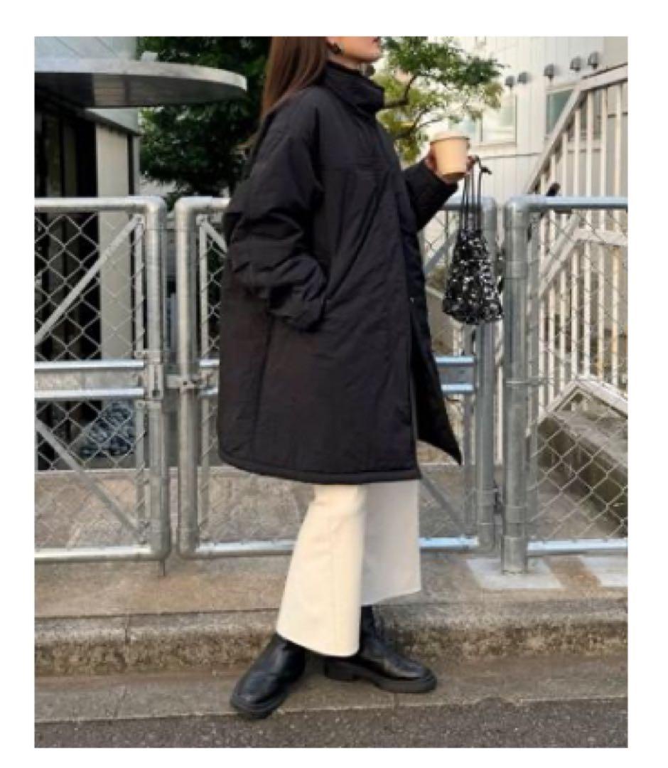 Fredy emue パディングオーバーモッズコート ブラック fredy emue（フレディエミュ）の「パディングオーバーモッズコート