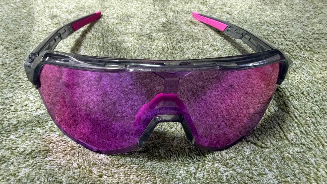 【中古】100% 限定モデル Tokyo Night S2 Purple 100% ワンハンドレッド サングラス 限定モデル Tokyo Night S2 Purple