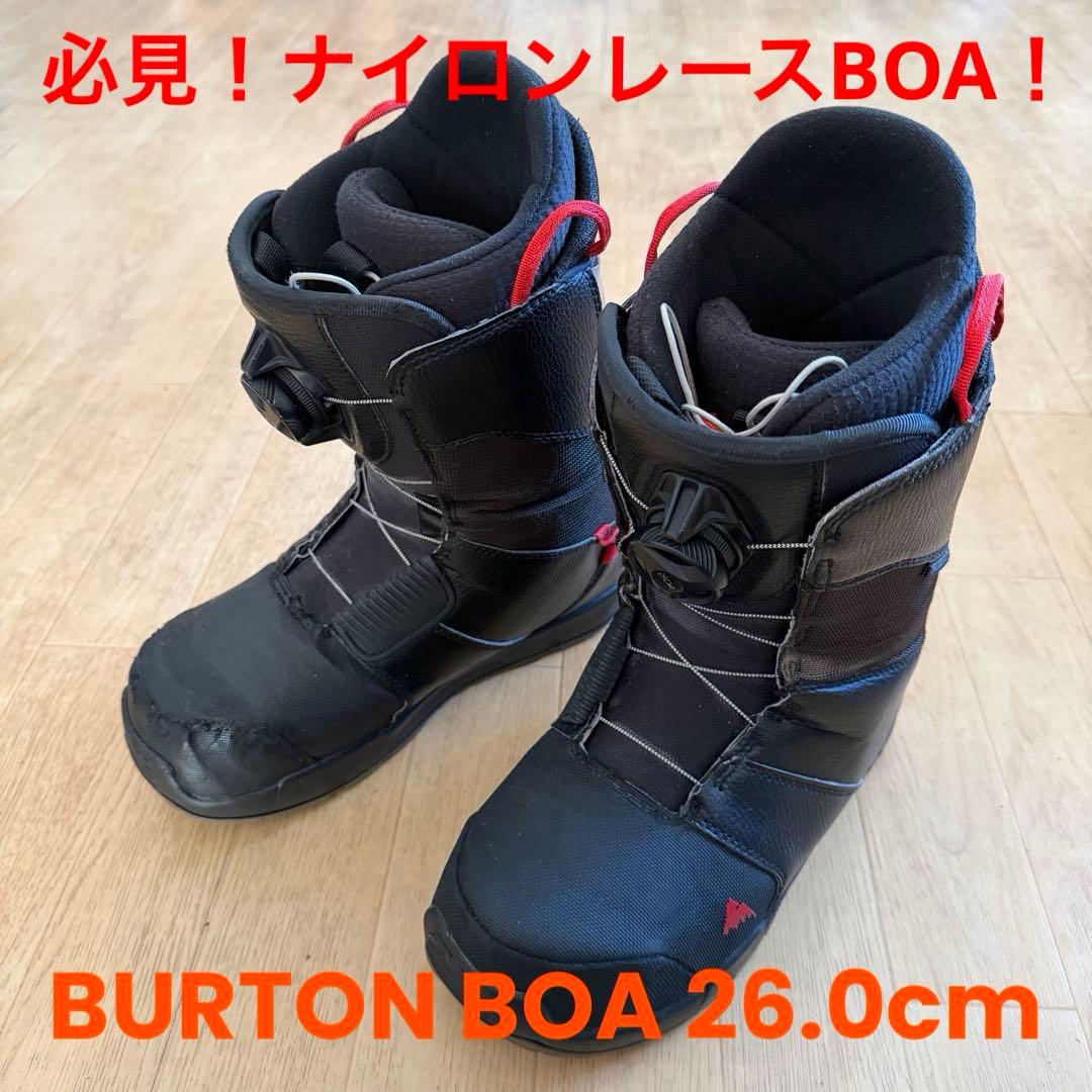 足首に優しいナイロンレース！ バートン 簡単脱着 BOA ブーツ！ 26.0cm