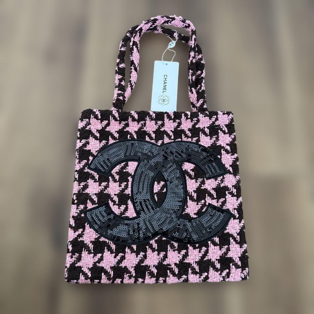 CHANELツイードトートバッグ正規ノベルティ 非売品 - メルカリ