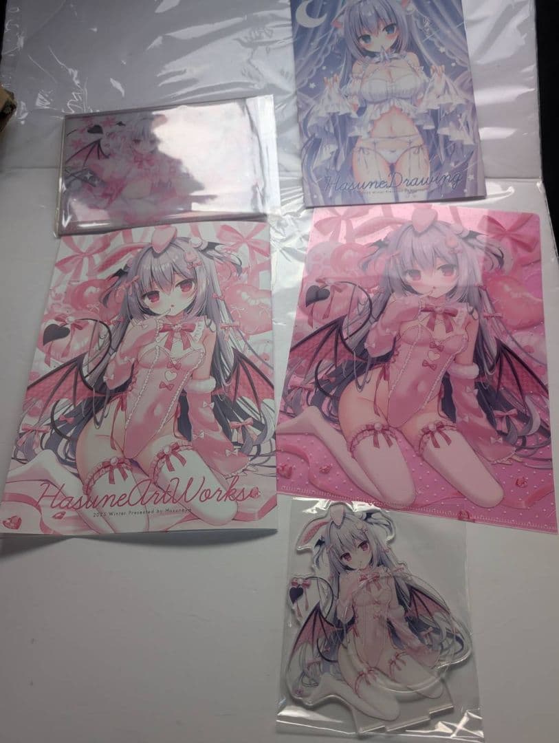 C107 はすねや はすね 新刊セット 先着特典 アクリル色紙