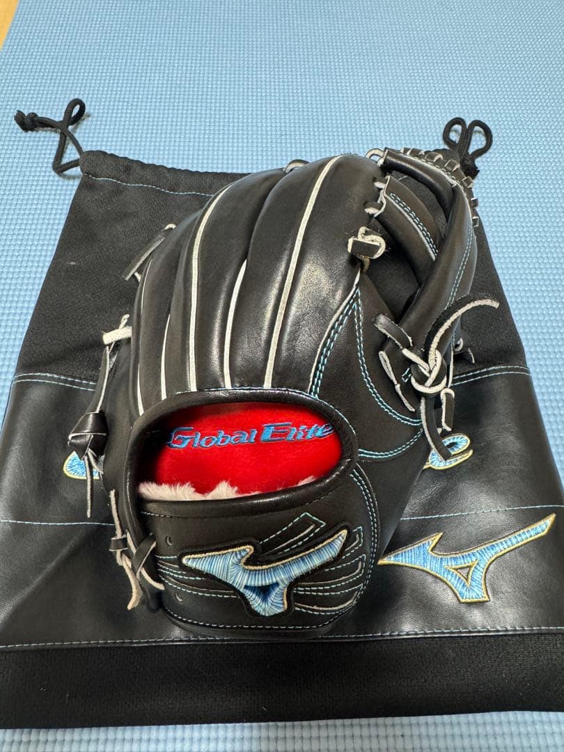 グローバルエリート ダイバーシティブルー 内野手用 菊池型 楽天市場】ミズノ 軟式グローブ ミズノ グローバルエリート プレミアム