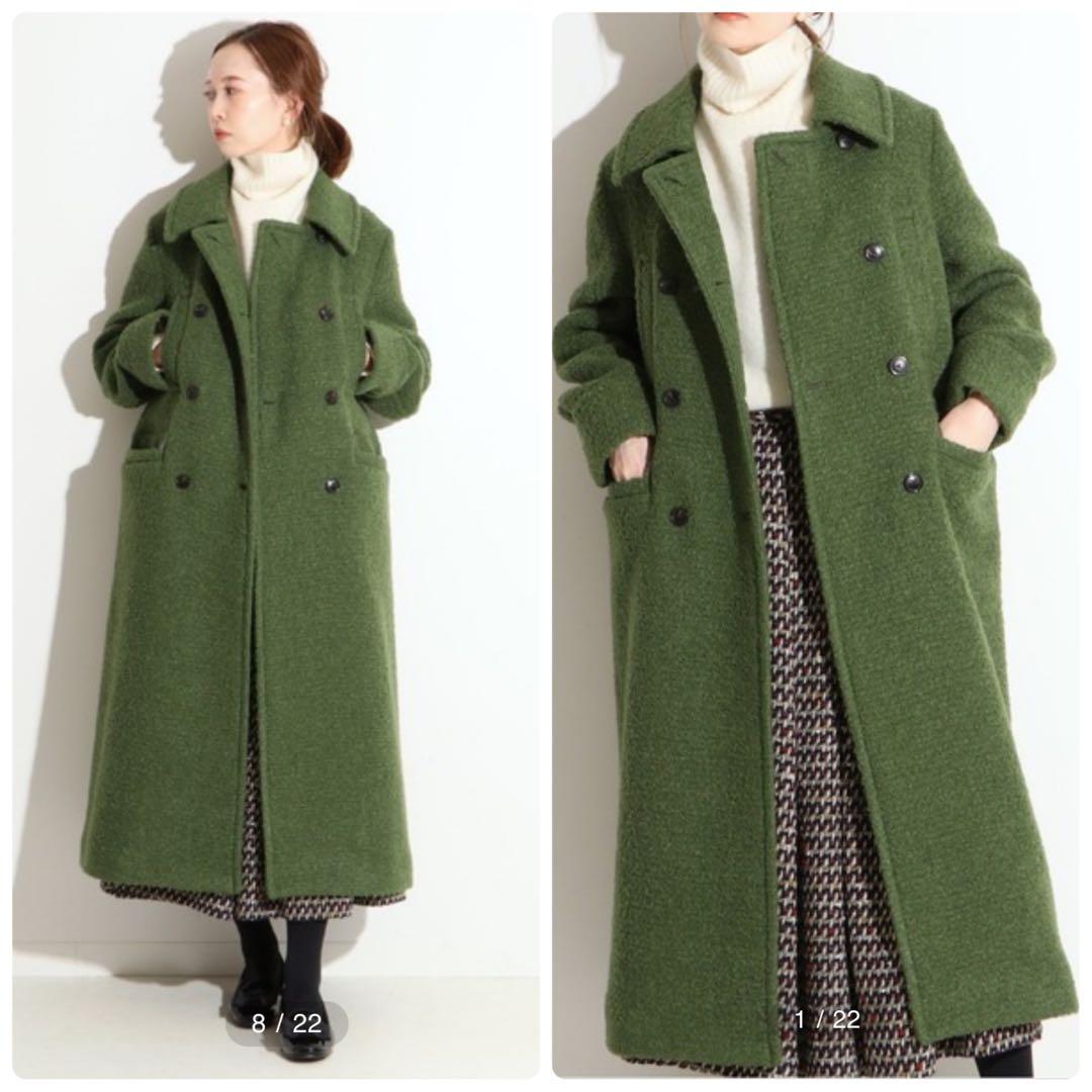 希少美品♡IENA LA BOUCLE ループメルトン Wボタンコート マキシ丈