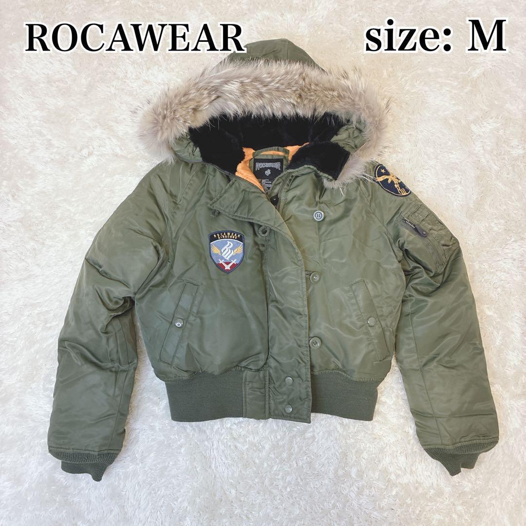 ROCAWEAR ロカウェア N2Bフライトジャケット 中綿 ファー付き M 楽天市場】n2b リアルファーの通販