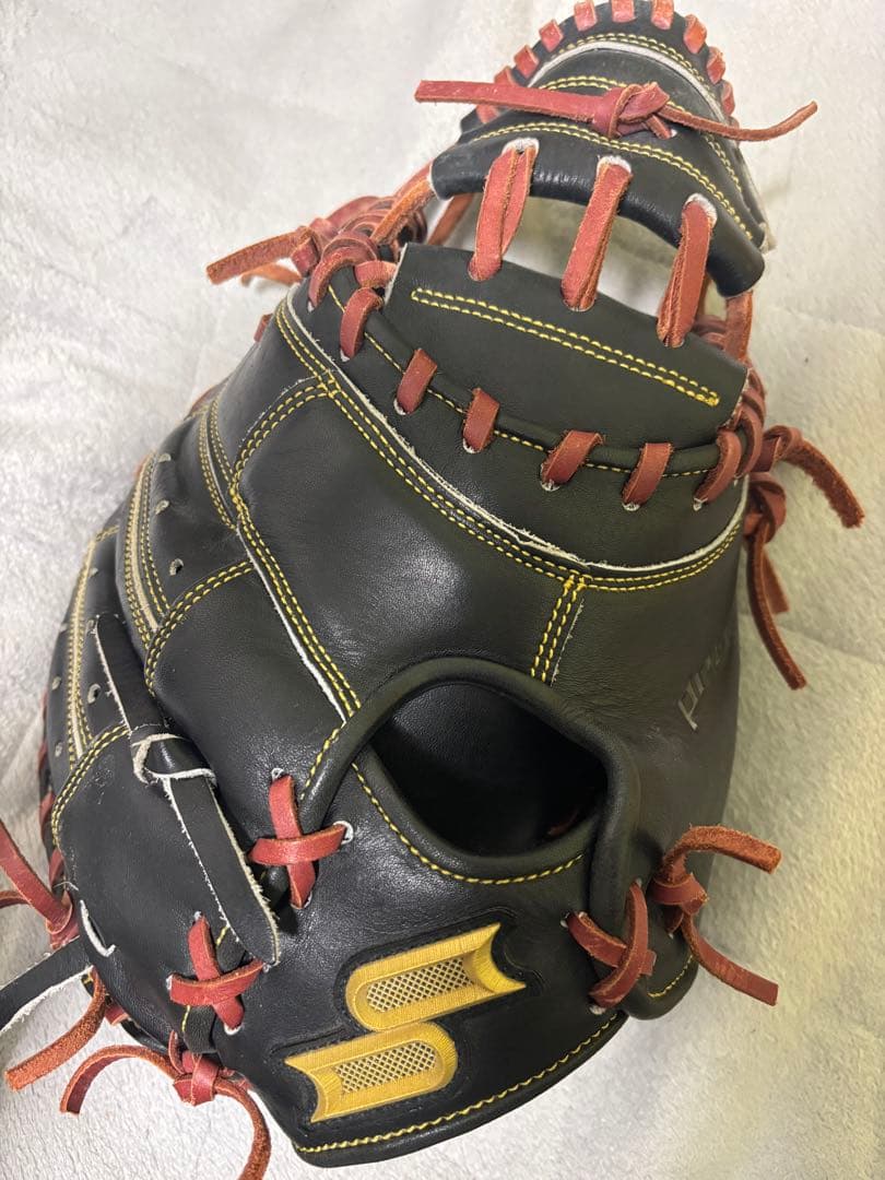 SSK 軟式野球グローブ BENM04424F 黒/赤 エスエスケイ（SSK） エスエスケー グローブ 大人 一般 SSK PEKM04423F