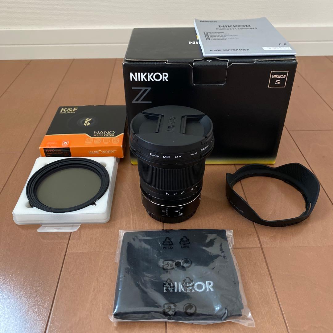 NIKKOR Z 14-30mm f/4 S ➕ K&F 可変NDフィルター NIKON NIKKOR Z 14-30mm f/4 S Ultra-Wide Angle Zoom Lens for Nikon
