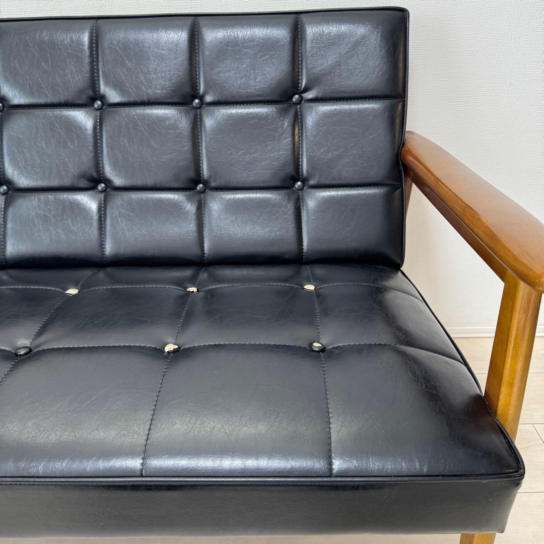 カリモク60 Kチェア 2シーター スタンダードブラック 限定50周年復刻