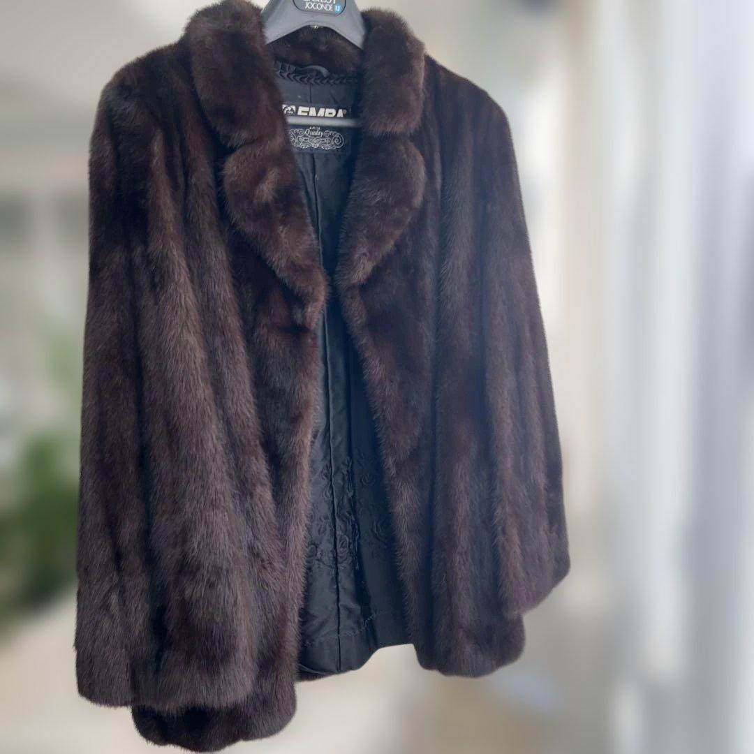 エンバ EMBA 毛皮 高級リアルミンク コート - メルカリ