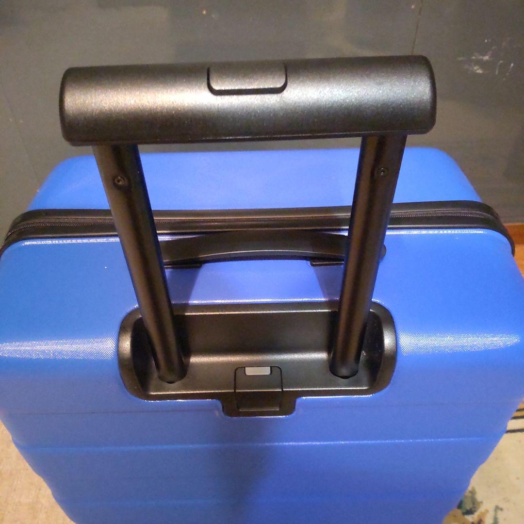 廃番希少品】MUJI無印良品 ハードキャリーケース 大型(87L) 夏色ブルー