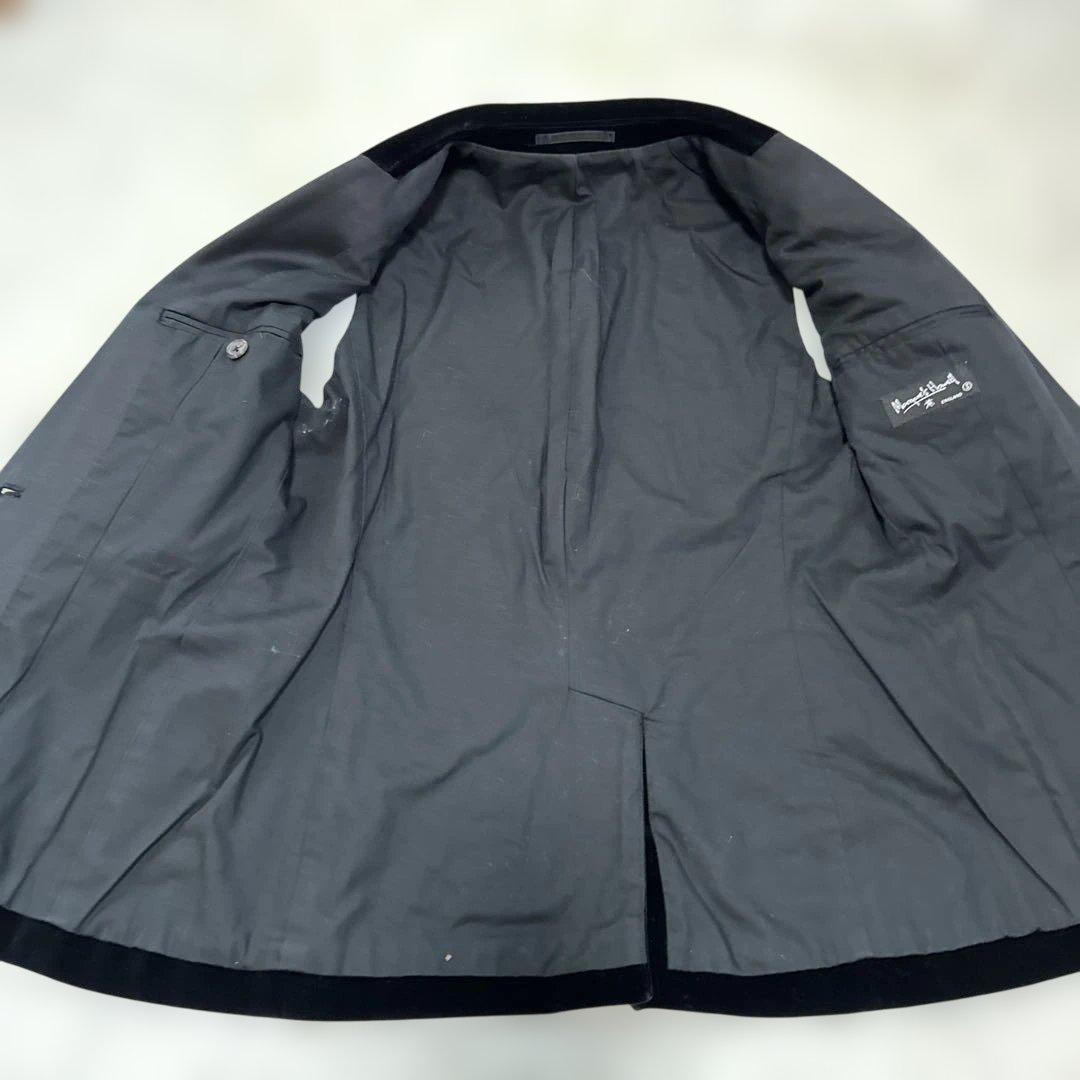 マーガレットハウエル テーラードジャケット 黒 ベルベット フォーマルにも