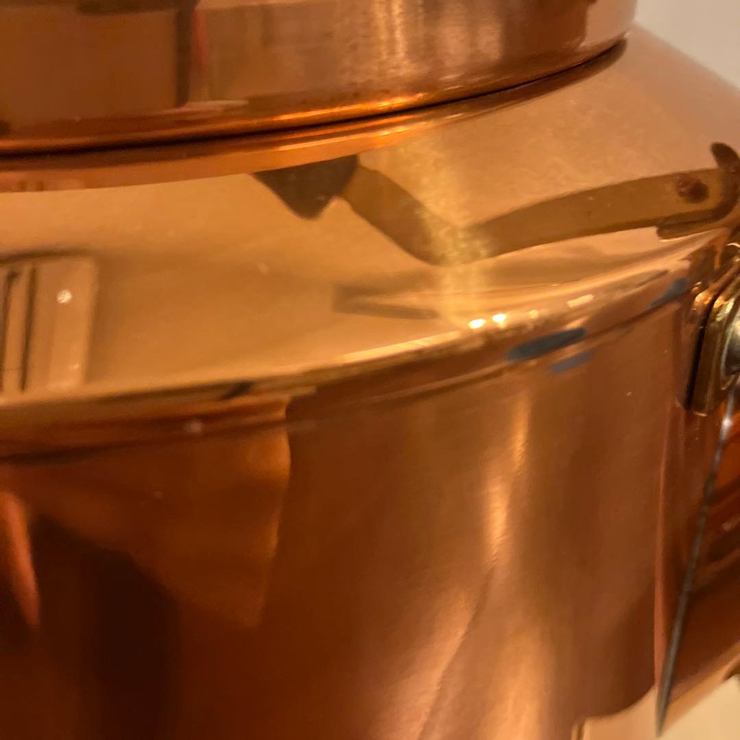 【新品　未使用】銅製ケトル 2.0L カナディアンケトル 元箱・説明書付