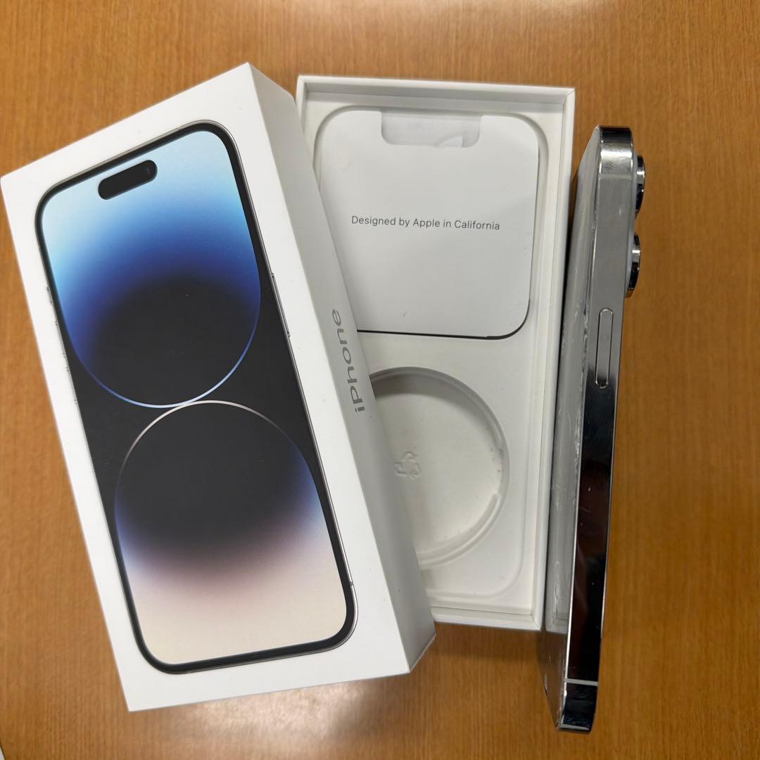 iphone14pro ジャンク品 画面割れ ホワイト - メルカリ