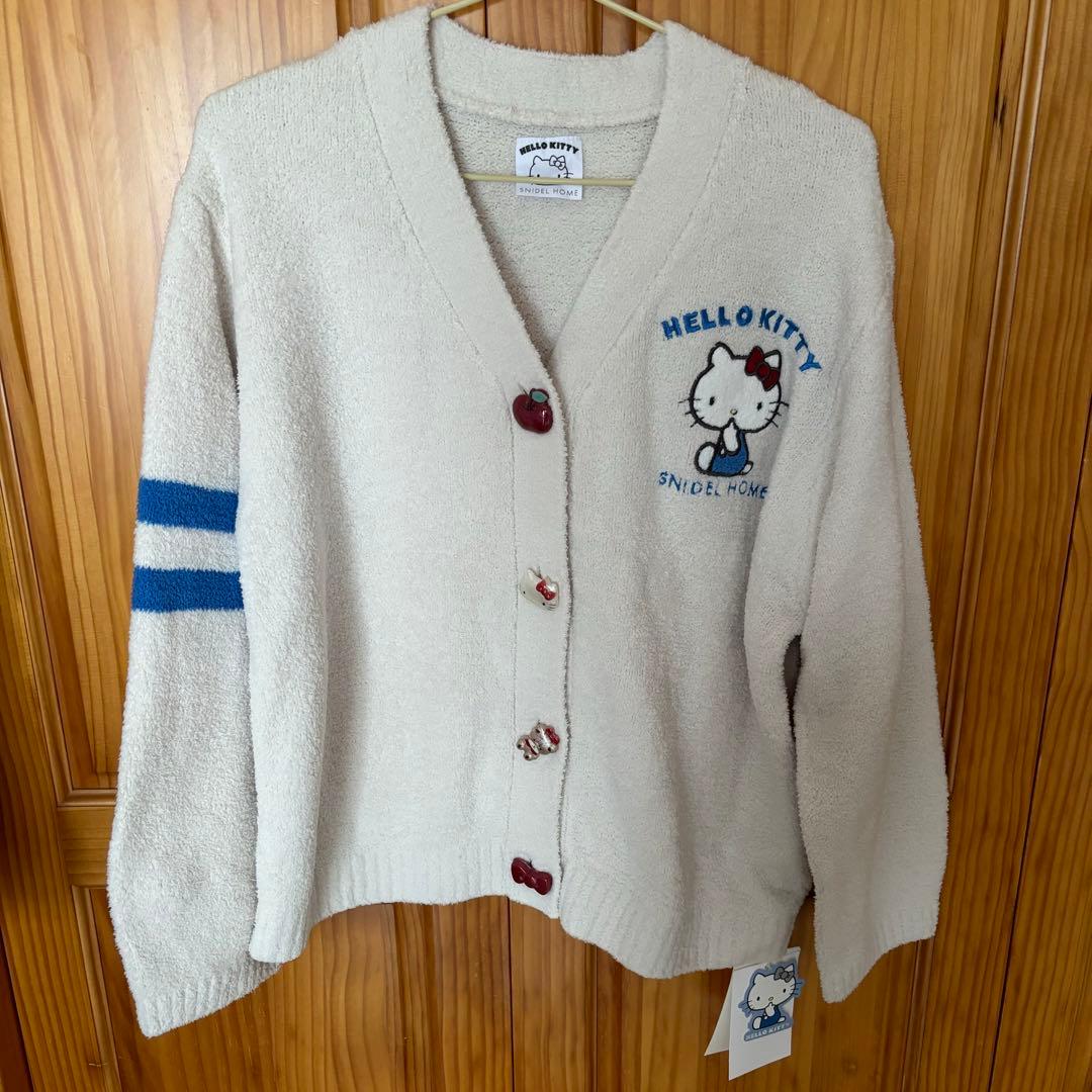 新品　スナイデルホーム　サンリオ　ハローキティ　ニットカーディガン WEB限定カラーあり】【HELLO KITTY】ニットカーディガン(カーデ