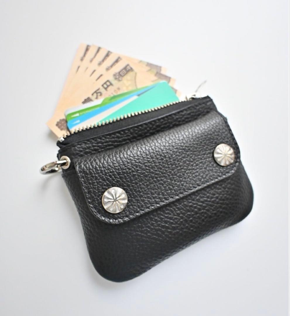 LOMEI Zipper Compact Wallet Black 即完売商品 - メルカリ
