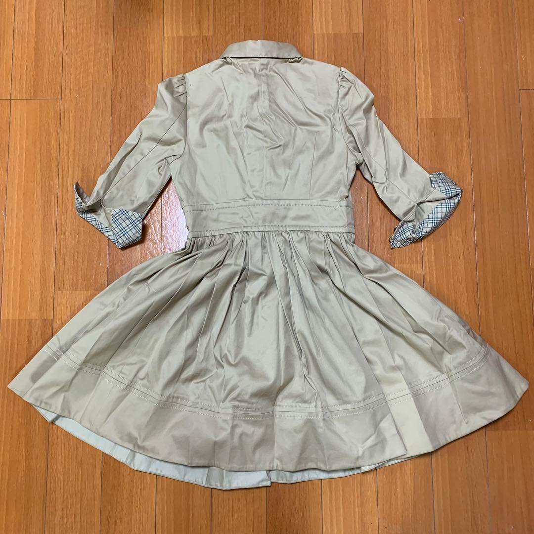 バーバリー ブルーレーベル フレア ワンピース Aライン ノバチェック S