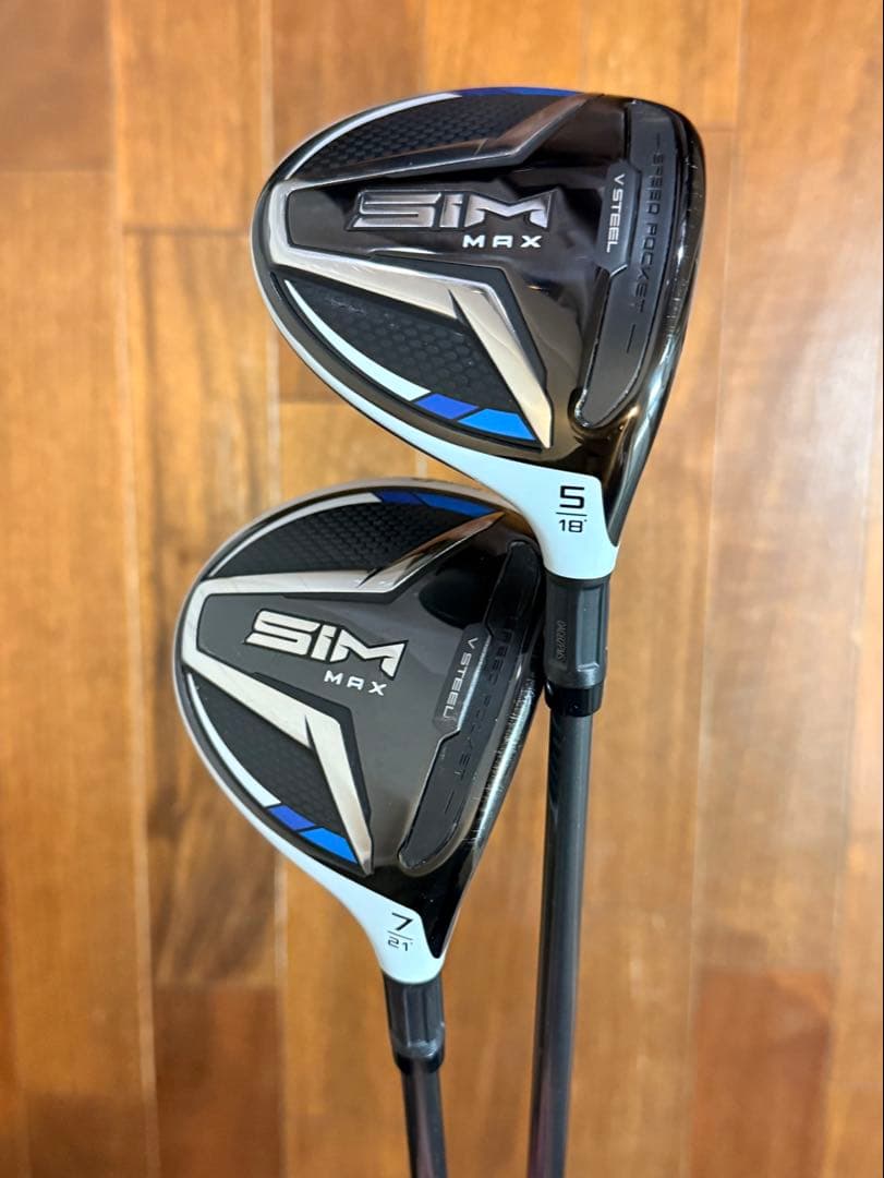 テーラーメイドSIM MAX FW(5W、7W)セット SR SIM MAX フェアウェイウッド(テーラーメイド)の評価を見る・評価する