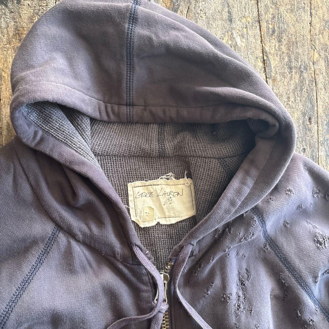 グレッグローレン スウェット ダメージ加工パーカー 襤褸 ビンテージ