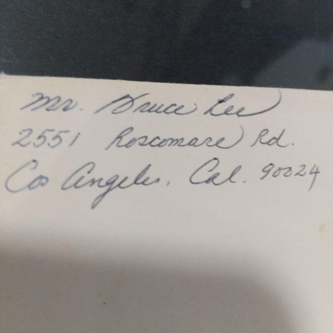 ブルース・リー遺品，直筆サイン封筒 Ki様専用‼️ - メルカリ