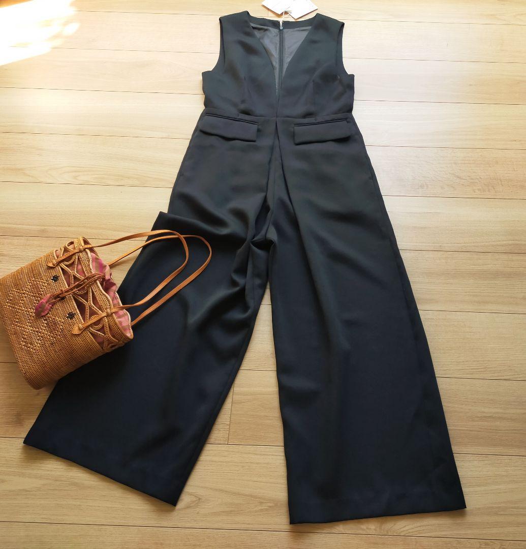 新品CADUNE カデュネ ハートカットオールインワン 黒36サイズ CADUNE（カデュネ）の「半袖オールインワン（その他パンツ）」 - WEAR