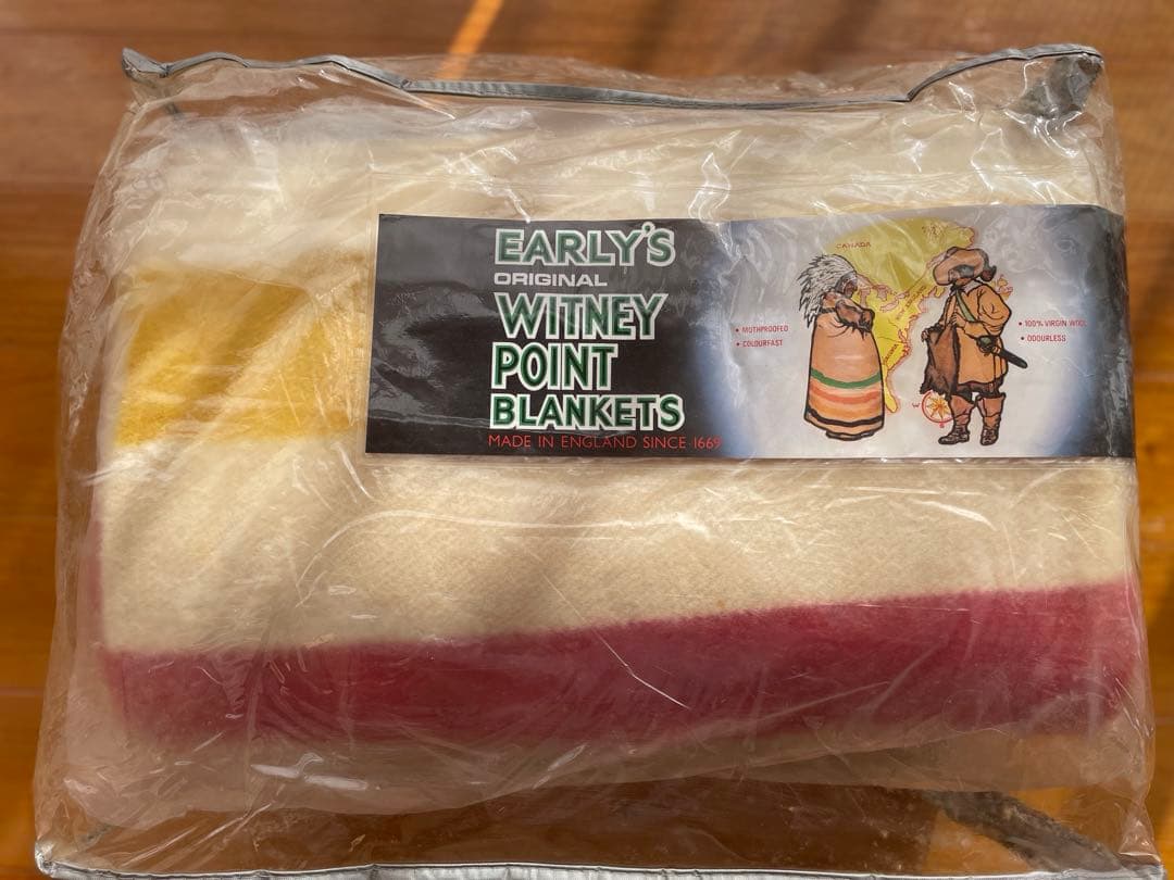 【未使用】EARLY'S WITNEY POINT ウィットニー　ブランケット 未使用】EARLY'S WITNEY POINT ウィットニー ブランケット - メルカリ