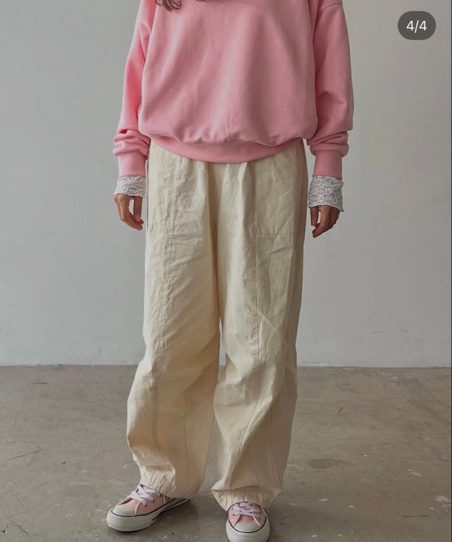 ayakawasaki パラシュートパンツ アイボリー - メルカリ