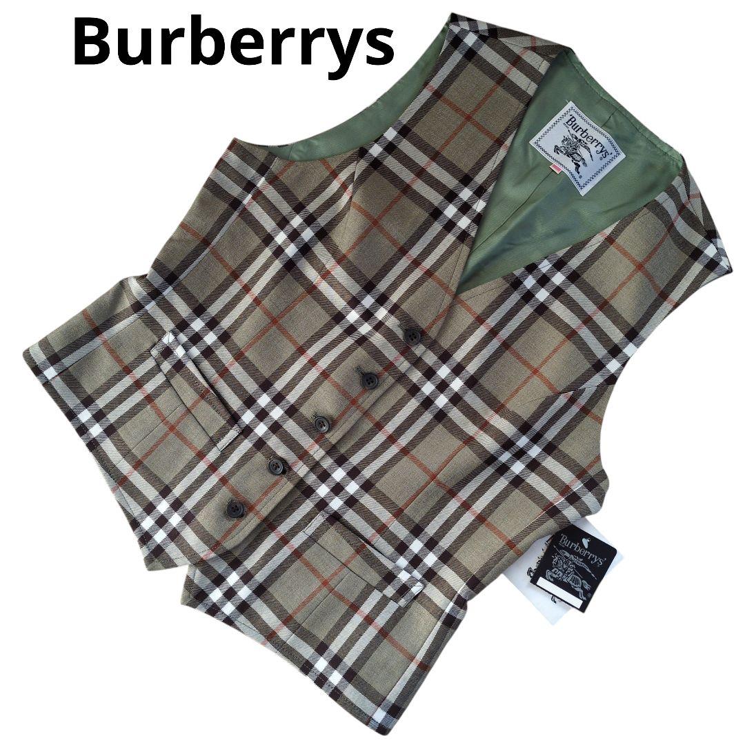 新品タグ付✨90's Burberrys バーバリーノバチェック ジレ ベスト