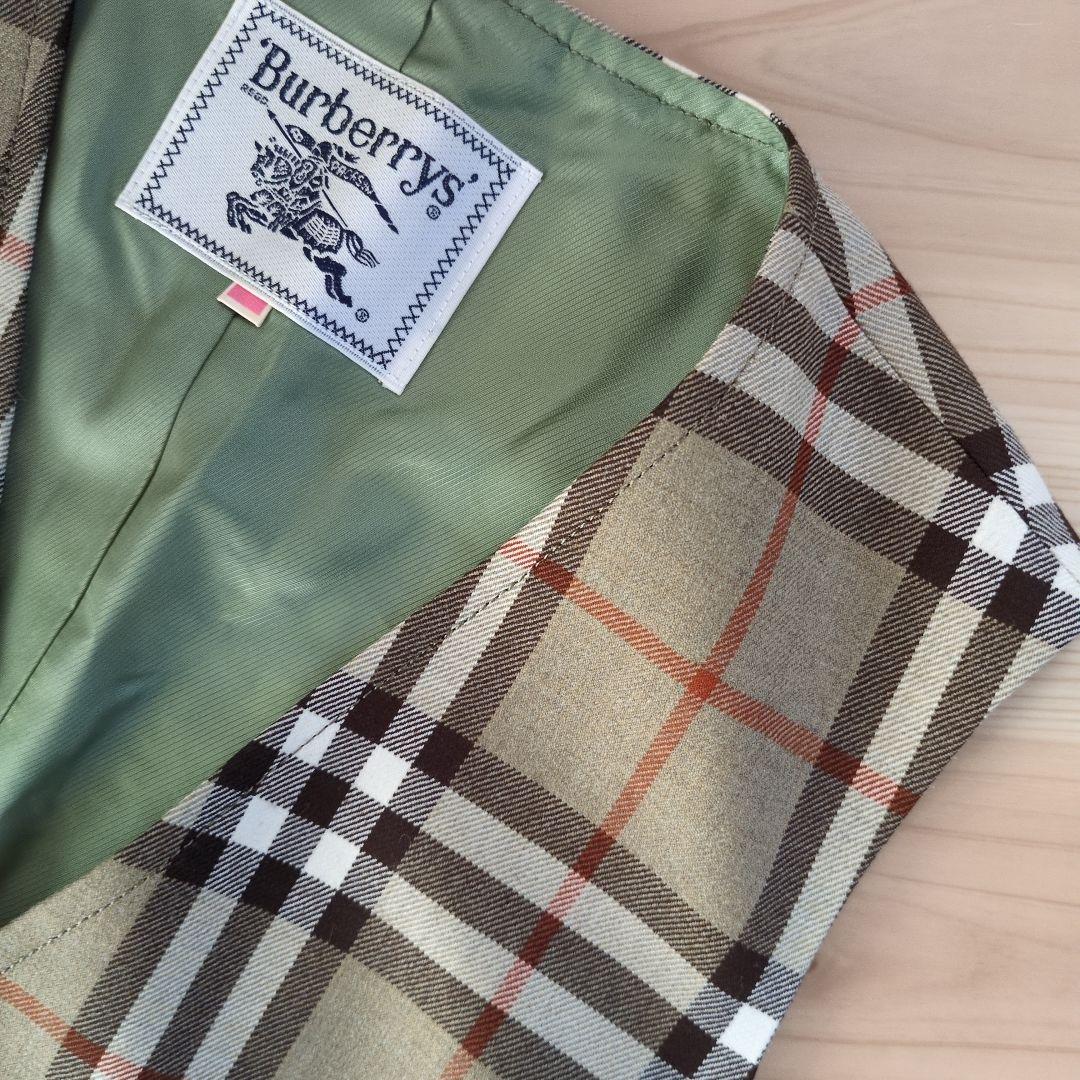 新品タグ付✨90's Burberrys バーバリーノバチェック ジレ ベスト