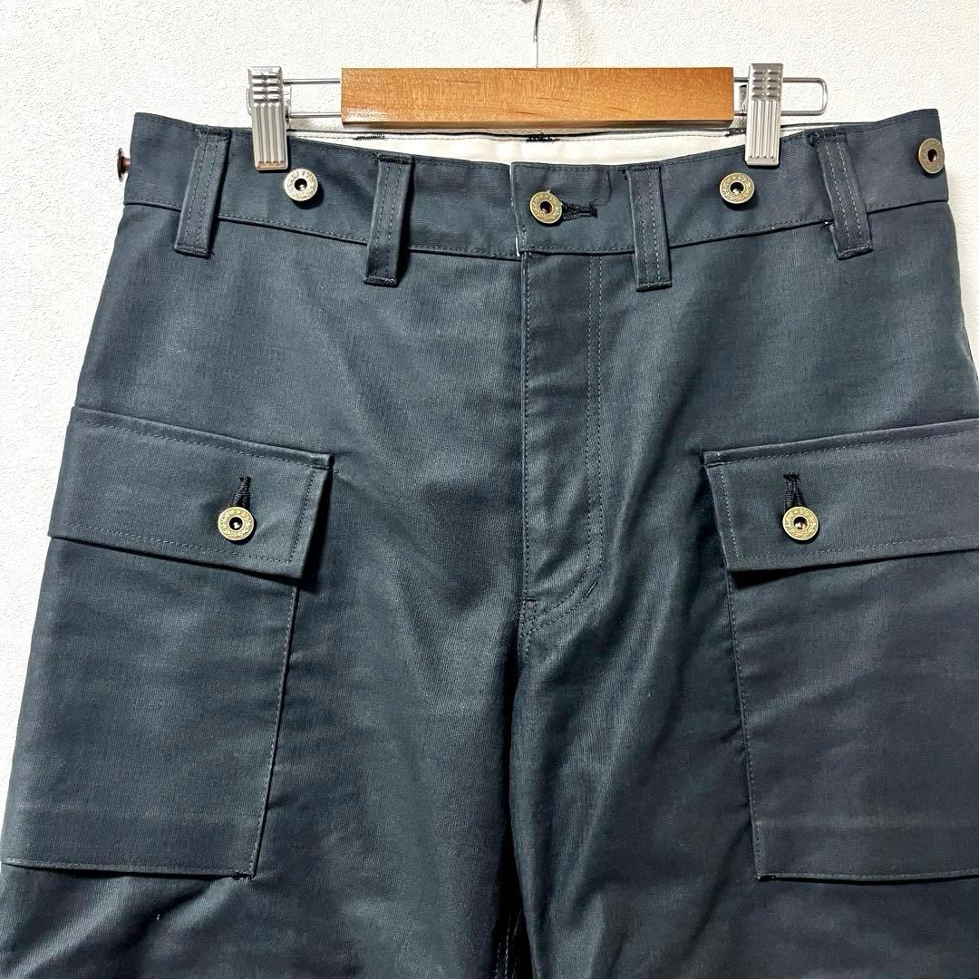 《PABLO VINCI》Oiled Chino Pants M Navy