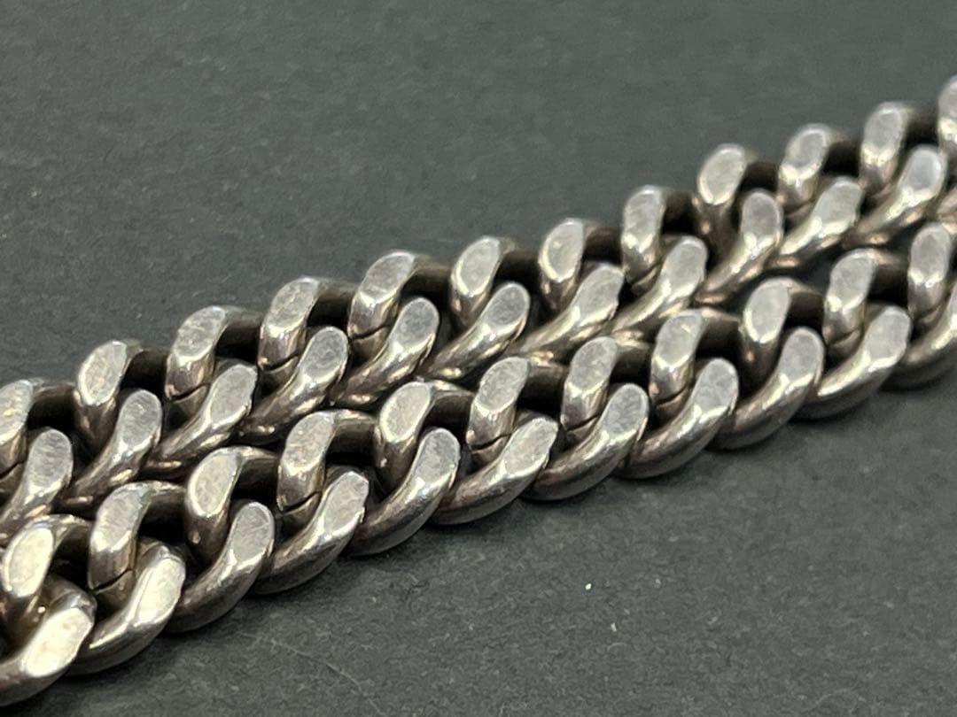 シルバー 925 喜平ブレスレット チェーンブレスレット ロック式