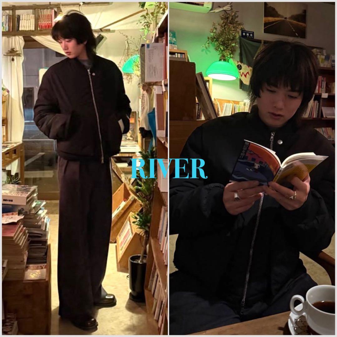 NULLUS】REVERSIBLE PADDED BOMBER - メルカリ