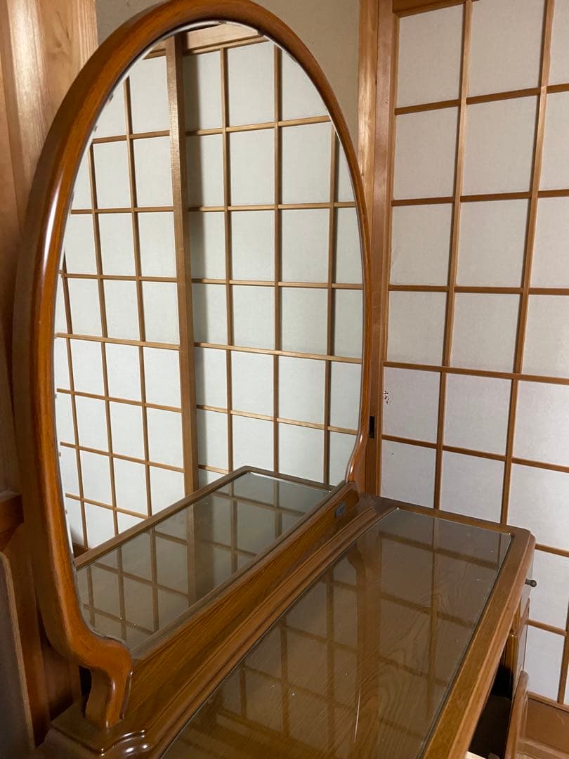 底値到達！いいねに感謝　ドレッサー　昭和後期　美品