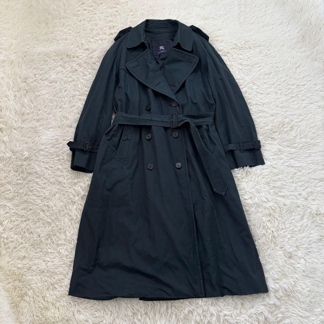 BURBERRY LONDON バーバリー ライナー付トレンチコート ネイビー系