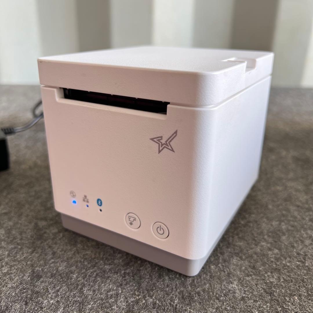 B20美品✨ スター精密 レシートプリンター ホワイト キャッシュドロア