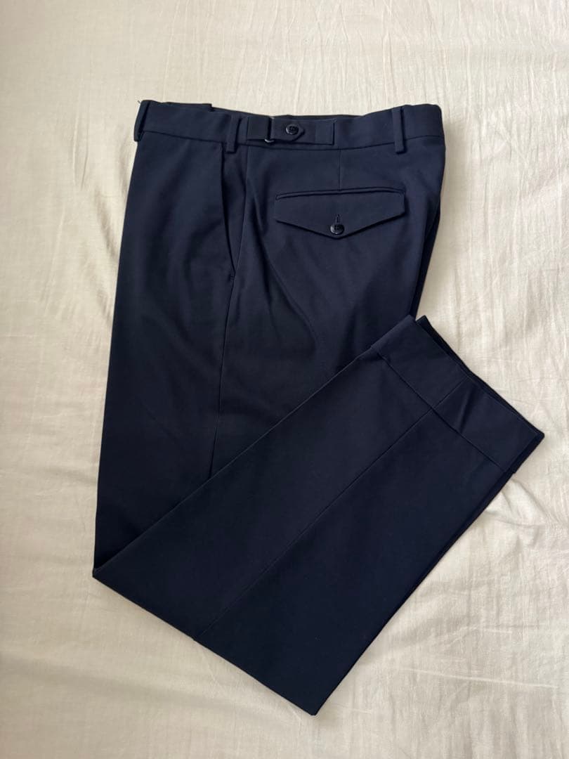 DRIES VAN NOTEN ネイビー スラックス サイズ48 DRIES VAN NOTEN ドリスヴァンノッテン メンズ スラックス サイズ：48