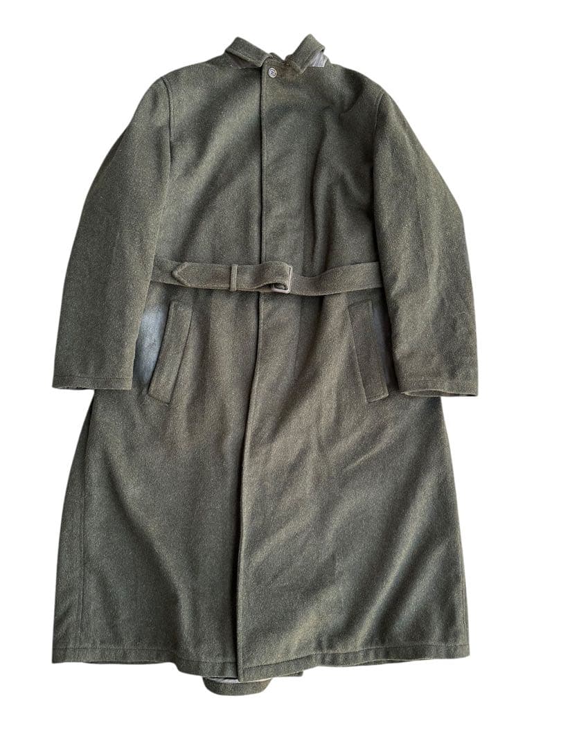 ジャケット・アウター \"prada\"leather collar balmacaan coat