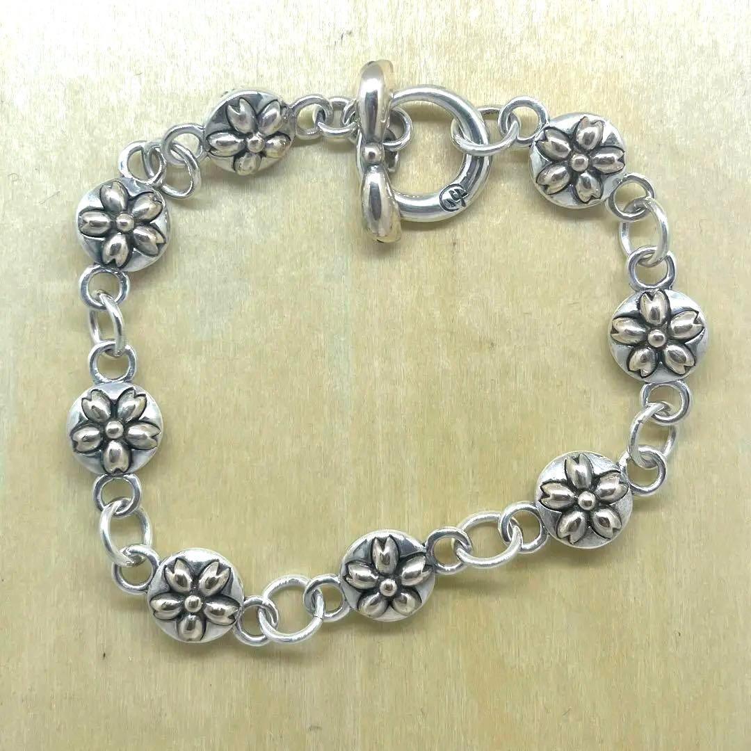 極美品・廃盤】かすう工房 原点回帰 桜花 花柄 桜 連玉ブレスレット