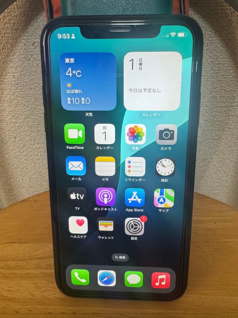 iPhone XR 128GB ブラック ※画面焼けあり／非純正バッテリー Amazon | iFactory for iPhoneXR 互換バッテリー 交換 PSE準拠 Apple