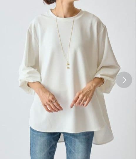 ホワイト長袖トップス 起毛スラブ長袖トップス｜MEN｜251HAB80-404I｜AZUL BY MOUSSY